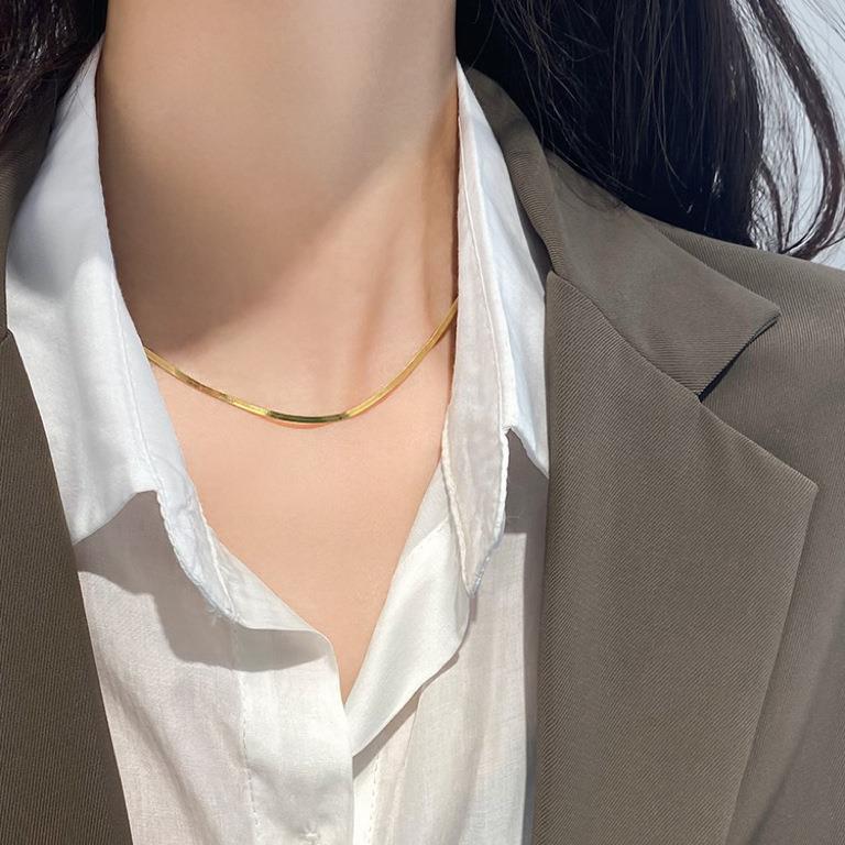 Thin Snake Chain- Golden