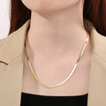 Thin Snake Chain- Golden