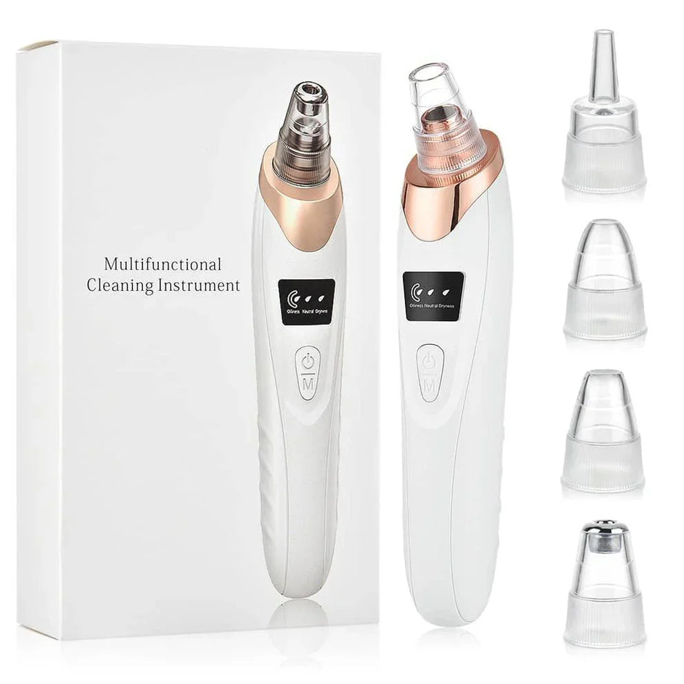 5in1 Blackhead Remover Machine Rechargeable | Face Vacuum Derma Suction With 5 Heads | Blackhead Removing Machine 🛒 Order ➜ ⚙️ 1–2 Days Processing ➜ 🚚 Day 3 Delivered ✅